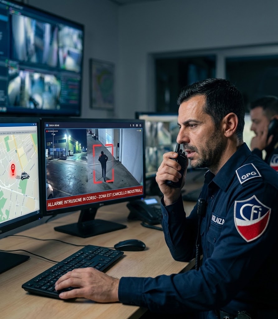 Videosorveglianza Attiva: Centrale Operativa gestisce un allarme intrusione in tempo reale